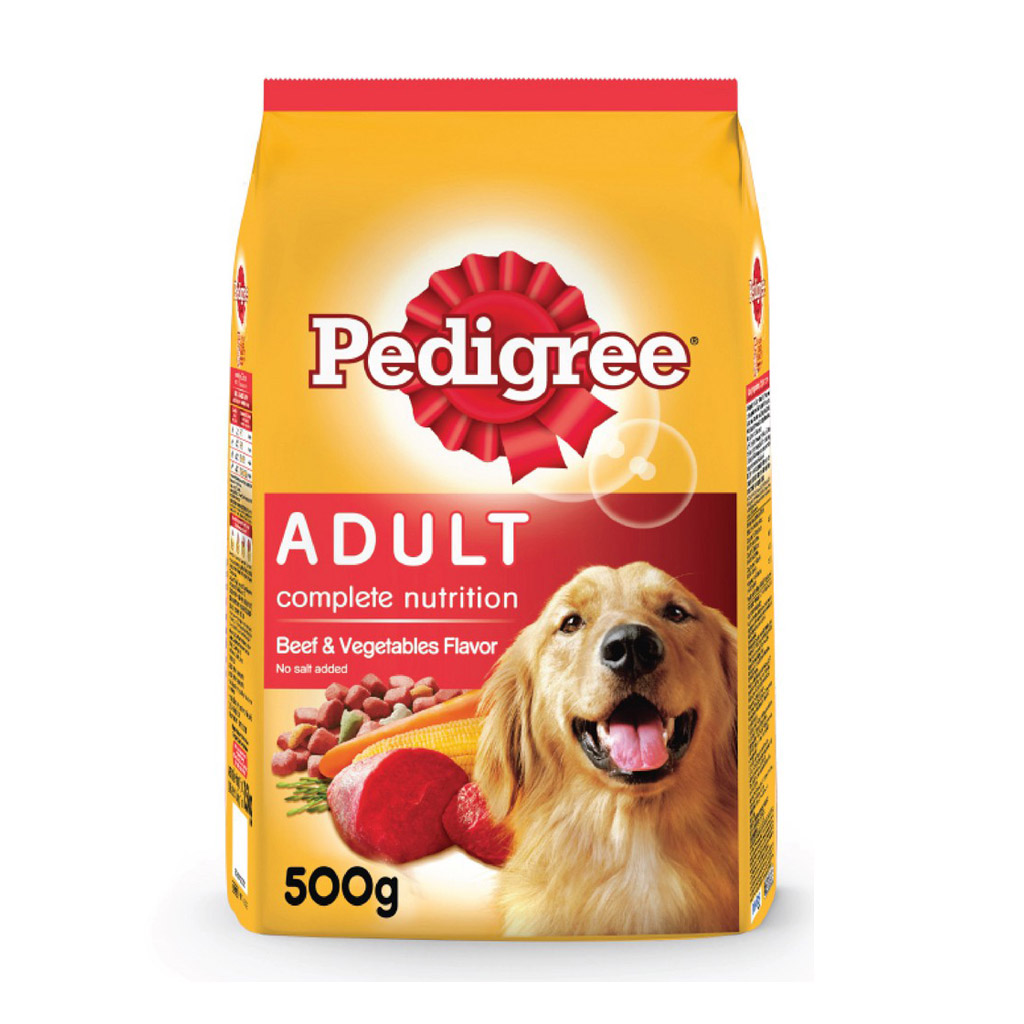 Pedigree cho chó vị bò